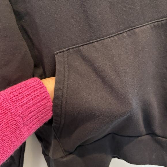 Under Armour Sweatshirt Mens Small Black Rival Fitted Loose Fleece Hoodie - Picture 8 of 16